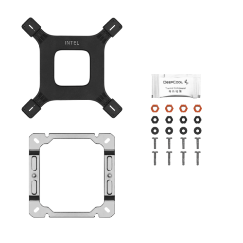 ⁦קירור אוויר למעבד DeepCool AG400 White 220W TDP 150mm RGB⁩ – תמונה ⁦5⁩