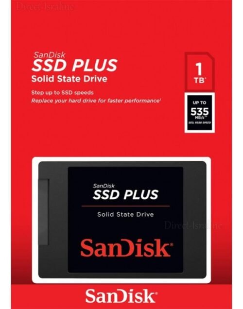 ⁦דיסק SanDisk SSD PLUS SATA III 1TB up to 535 MBps⁩ – תמונה ⁦4⁩