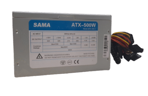 ⁦ספק כוח SAMA 500W 12CM⁩ – תמונה ⁦2⁩