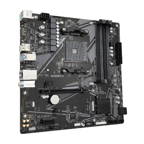 ⁦לוח אם Gigabyte B550M K DDR4 for AMD AM4 DP HDMI Micro-Atx⁩ – תמונה ⁦2⁩