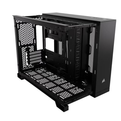⁦מארז Corsair 2500X Mini-Tower mATX Tempered Glass NO FANS⁩ – תמונה ⁦3⁩