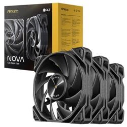 מאווררים למארז 3PACK Fan And Speed Conntroller Antec Nova 120mm